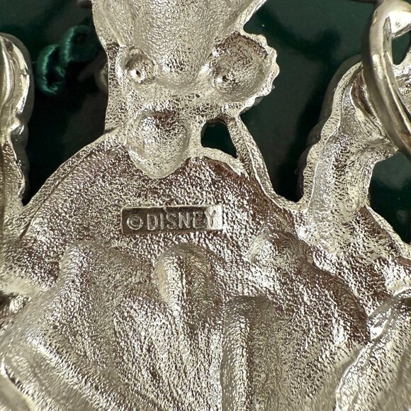 Disney Christmas Goofy Silvertone Ornament Original Box Made In USA Vintage 1989 - Picture 7 of 14